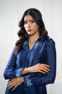 Wahaj M Khan | Lra Eid Collection 26 | Blue Lyra Sheesha by Wahaj M Khan - Designer Dress  - Type : Ladies Clothes - Available at Libayah - 100% Original 