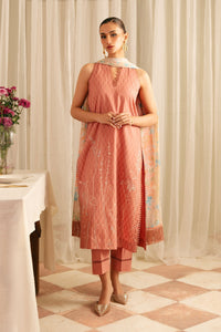 Sahar | Festive Edit | Peach Blossom by Sahar - Designer Dress - Type: Ladies Clothes - Available at Libayah - 100% Original
