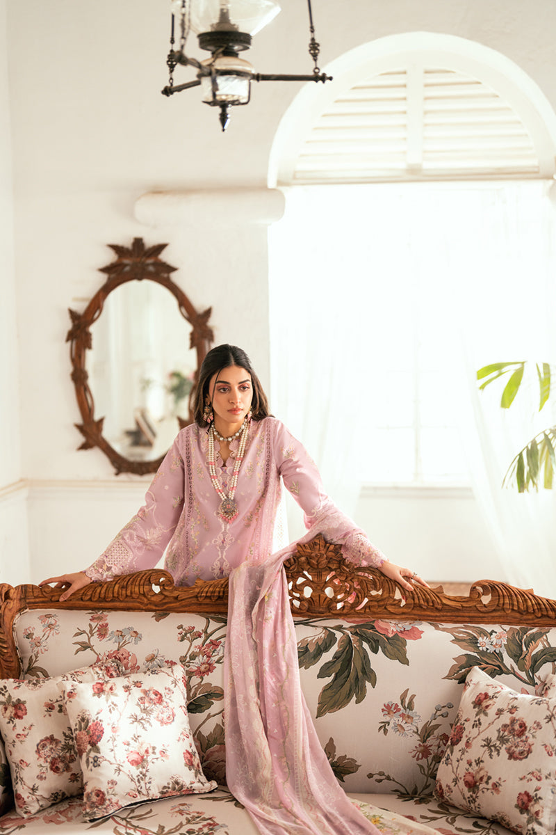 Qalamkar | Luxury Lawn Eid Edit | SB-06 Komal by Qalamkar - Designer Dress - Type: Ladies Clothes - Available at Libayah - 100% Original