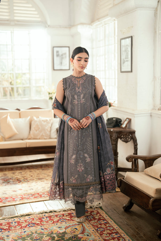 Florent | Eid Edits Luxury Lawn | FEE-4A by Florent - Designer Dress - Type: Ladies Clothes - Available at Libayah - 100% Original