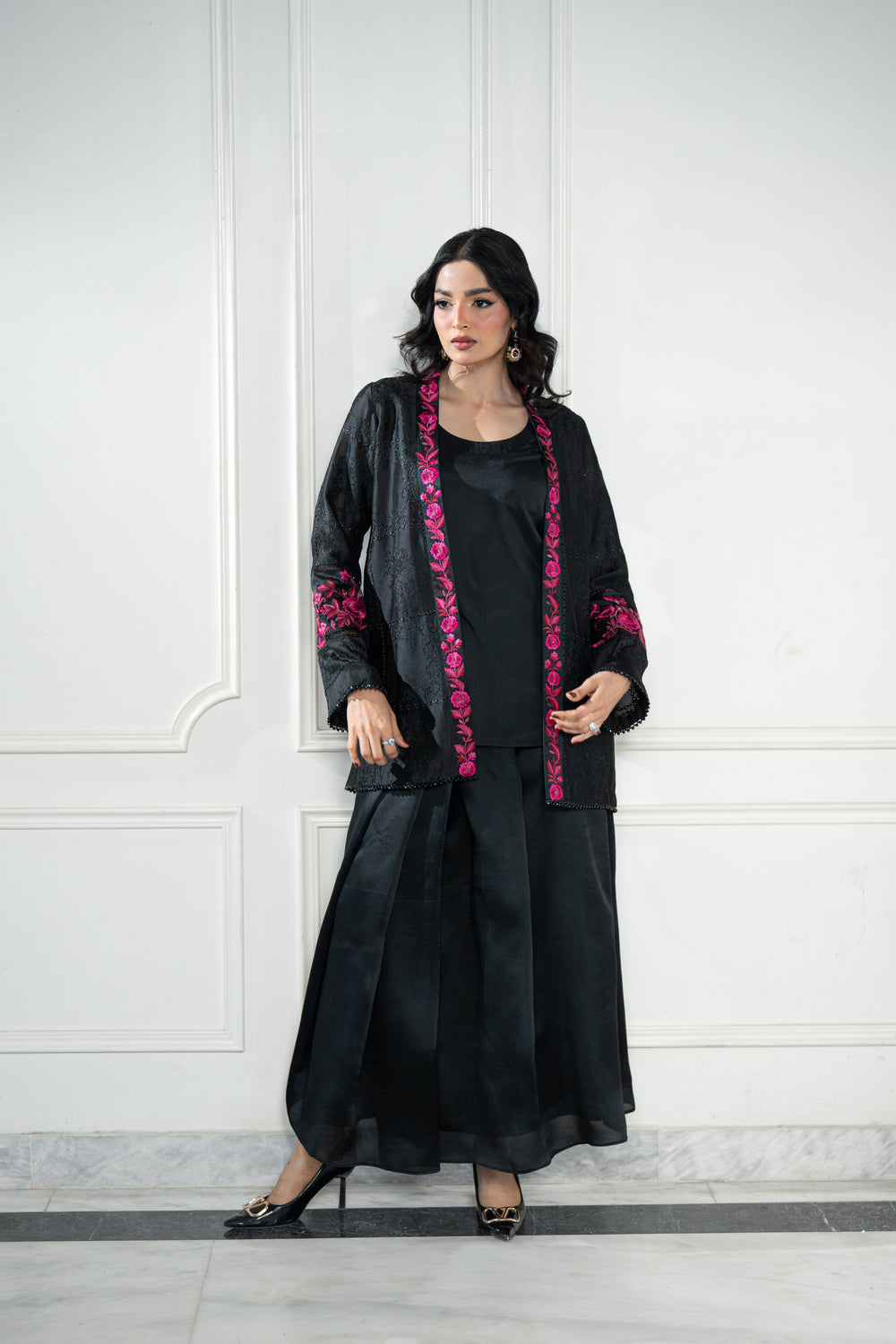 Wahaj M Khan | Lra Eid Collection 26 | Magenta Lyra JS by Wahaj M Khan - Designer Dress  - Type : Ladies Clothes - Available at Libayah - 100% Original 