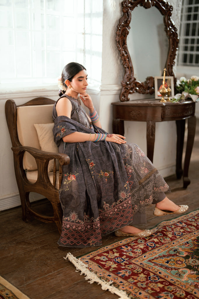 Florent | Eid Edits Luxury Lawn | FEE-4A by Florent - Designer Dress - Type: Ladies Clothes - Available at Libayah - 100% Original