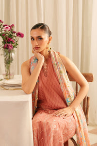 Sahar | Festive Edit | Peach Blossom by Sahar - Designer Dress - Type: Ladies Clothes - Available at Libayah - 100% Original