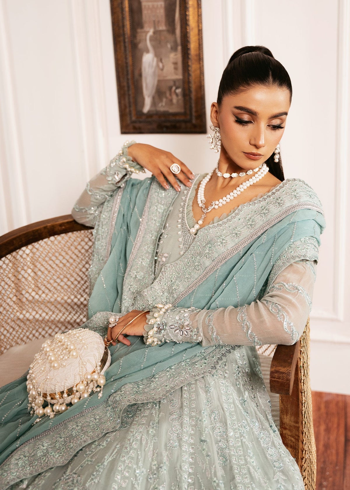 Inayat | Festive Formals | EQUISITE-ROSE by Inayat - Designer Dress  - Type : Ladies Clothes - Available at Libayah - 100% Original 