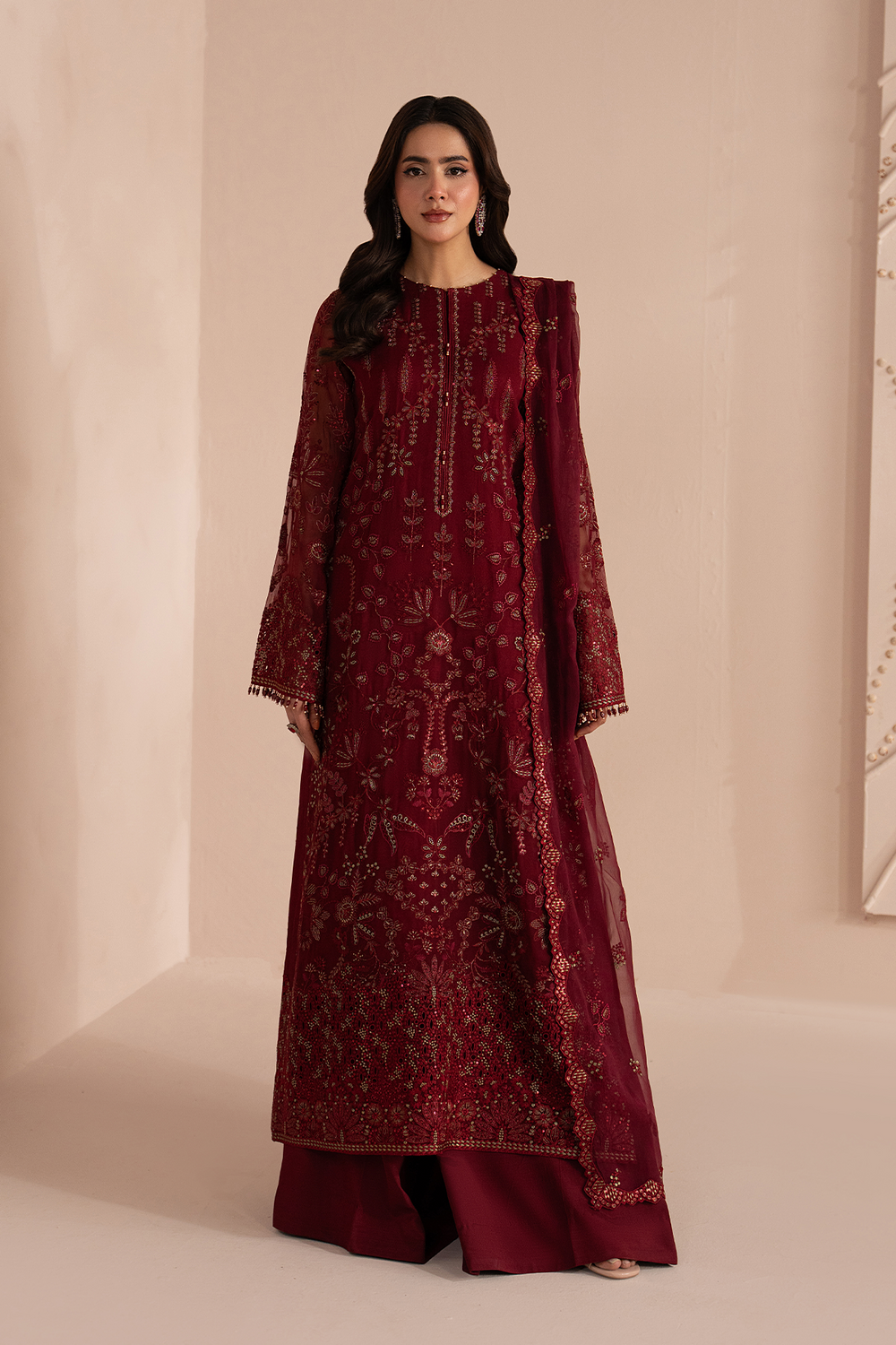 Lavish Premium | Izhare Muhabbat | Red Ruby by Lavish Premium - Designer Dress  - Type : Ladies Clothes - Available at Libayah - 100% Original 