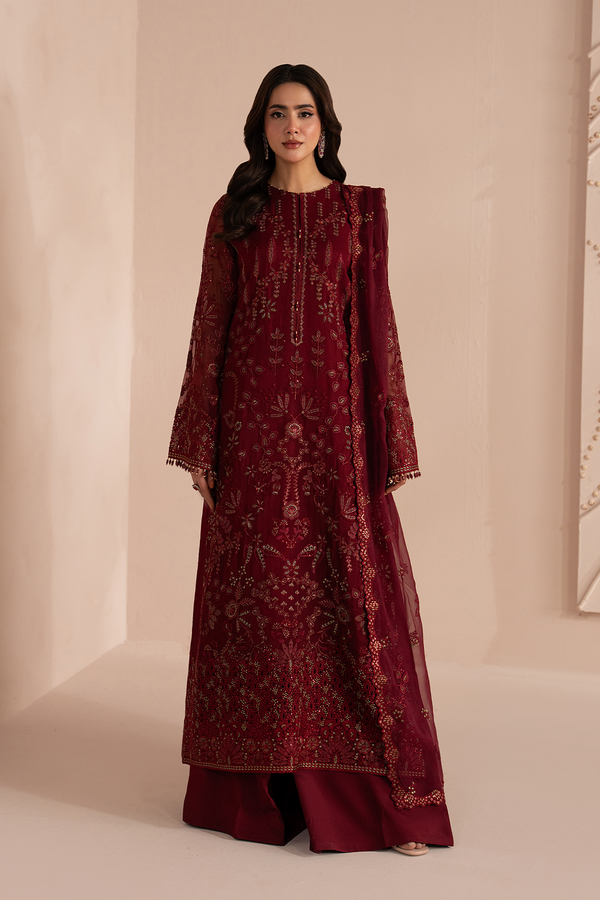 Lavish Premium | Izhare Muhabbat | Red Ruby by Lavish Premium - Designer Dress  - Type : Ladies Clothes - Available at Libayah - 100% Original 