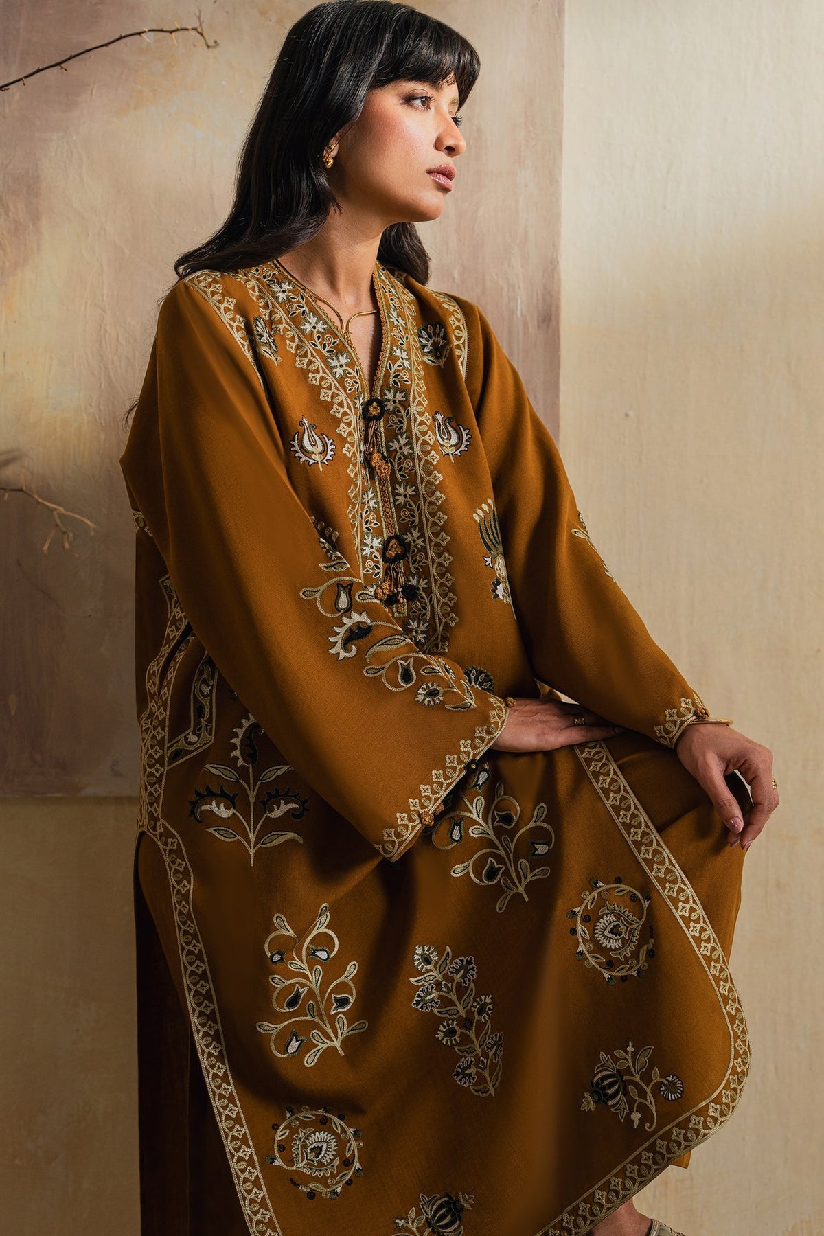 Elan | Indigene Pret | AMAAN (ERW-21575) by Elan - Designer Dress  - Type : Ladies Clothes - Available at Libayah - 100% Original 