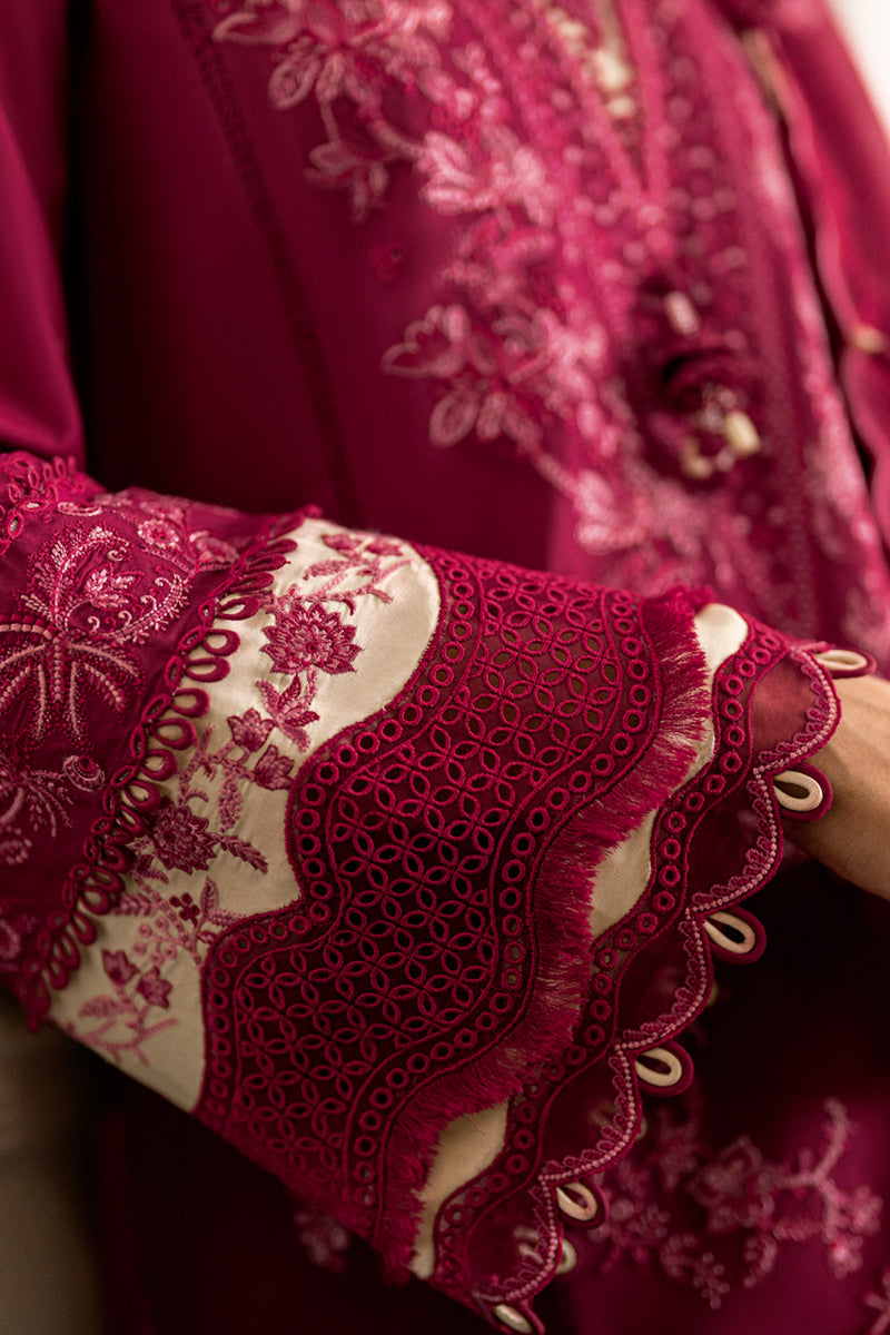 Qalamkar | Luxury Lawn Eid Edit | SB-02 Sameen by Qalamkar - Designer Dress - Type: Ladies Clothes - Available at Libayah - 100% Original