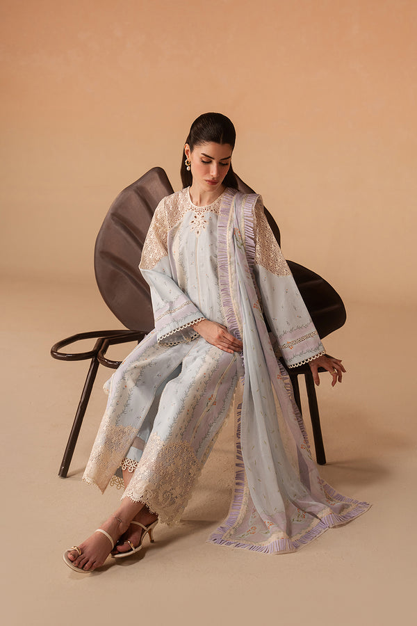 Afrozeh | The Haze 26 |Sunnival Blue by Afrozeh - Designer Dress  - Type : Ladies Clothes - Available at Libayah - 100% Original 