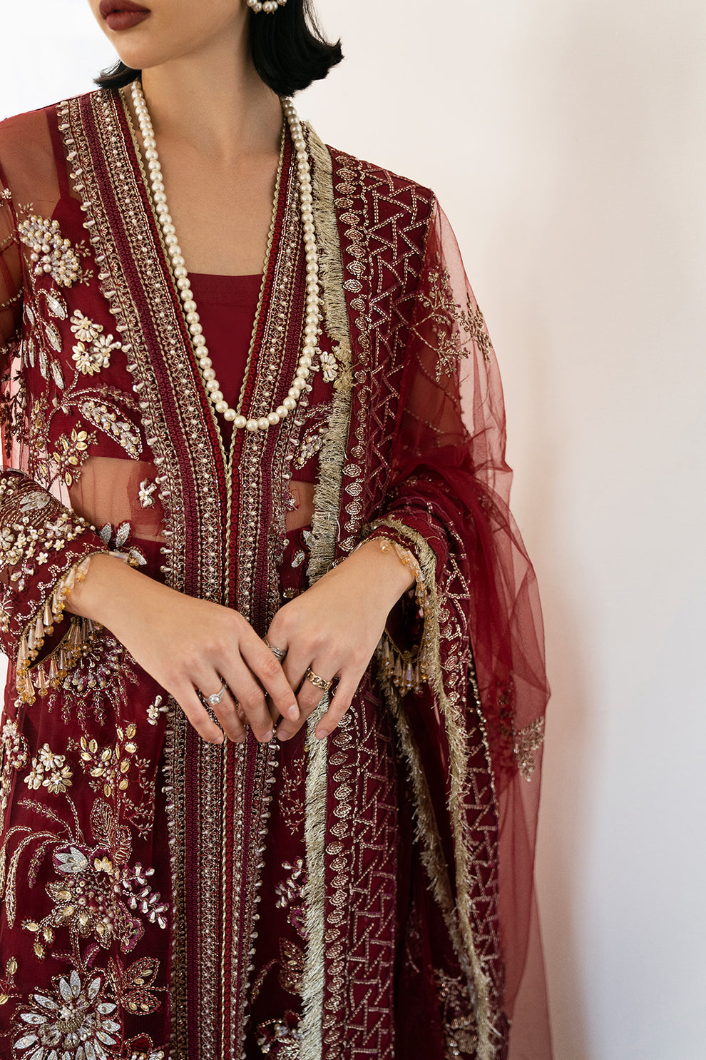 Saad Shaikh | Fleurie Vol 2 | Arya by Saad Shaikh - Designer Dress - Type: Ladies Clothes - Available at Libayah - 100% Original