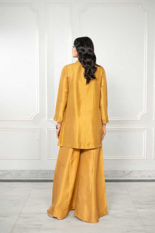 Wahaj M Khan | Lra Eid Collection 26 | Mustard Lilac RS Lyra JS by Wahaj M Khan - Designer Dress  - Type : Ladies Clothes - Available at Libayah - 100% Original 