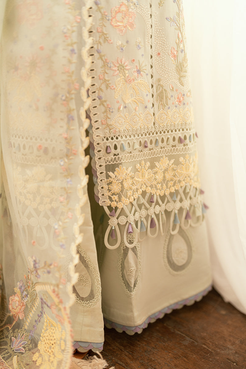 Qalamkar | Luxury Lawn Eid Edit | SB-08 Rimsha by Qalamkar - Designer Dress - Type: Ladies Clothes - Available at Libayah - 100% Original