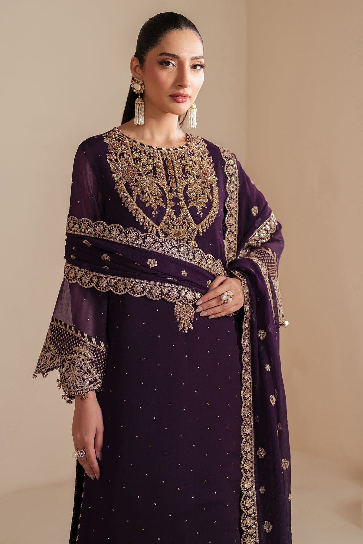 Alizeh | Handcrafted Eid Edit 25 | AF-HM-4038-Sirus by Alizeh - Designer Dress - Type: Ladies Clothes - Available at Libayah - 100% Original