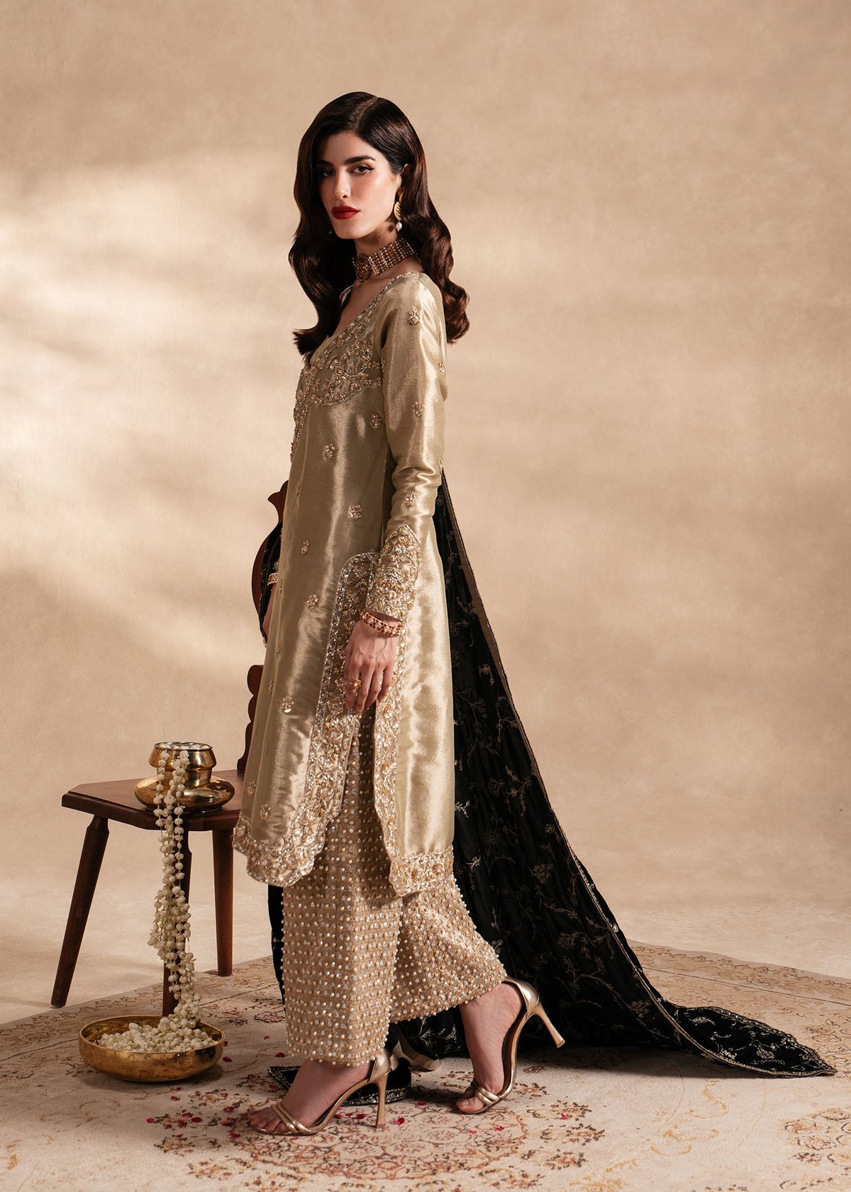 Sadaf Fawad Khan | Nafees Formals 25 | Nuhaz by Sadaf Fawad Khan - Designer Dress - Type: Ladies Clothes - Available at Libayah - 100% Original