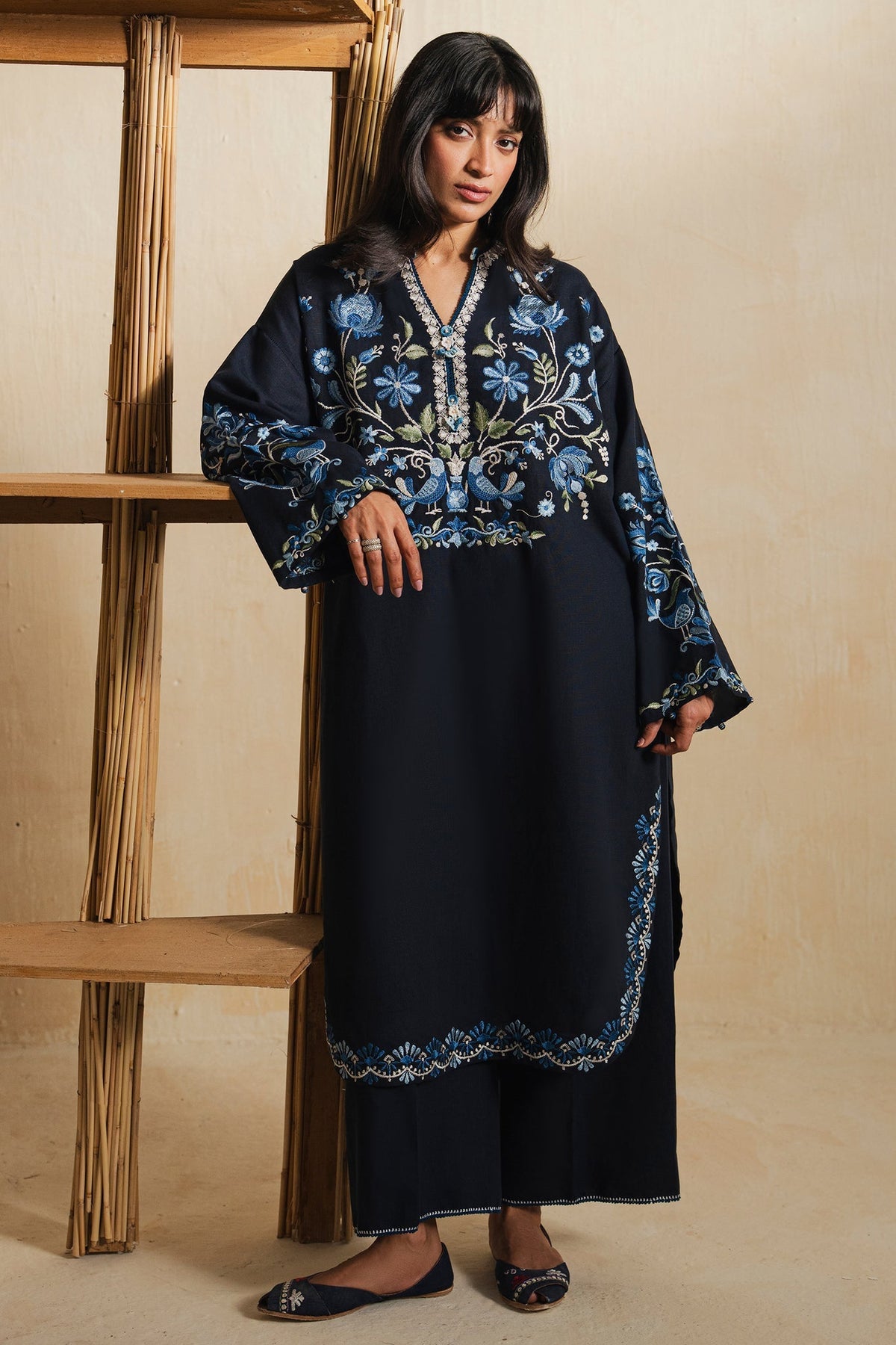 Elan | Indigene Pret |ZARQA (ERW-21576) by Elan - Designer Dress  - Type : Ladies Clothes - Available at Libayah - 100% Original 