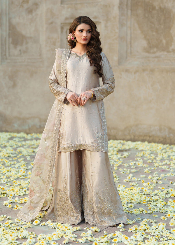 Afrozeh | Basic Pret 26 RTW | NACRE by Afrozeh - Designer Dress  - Type : Ladies Clothes - Available at Libayah - 100% Original 