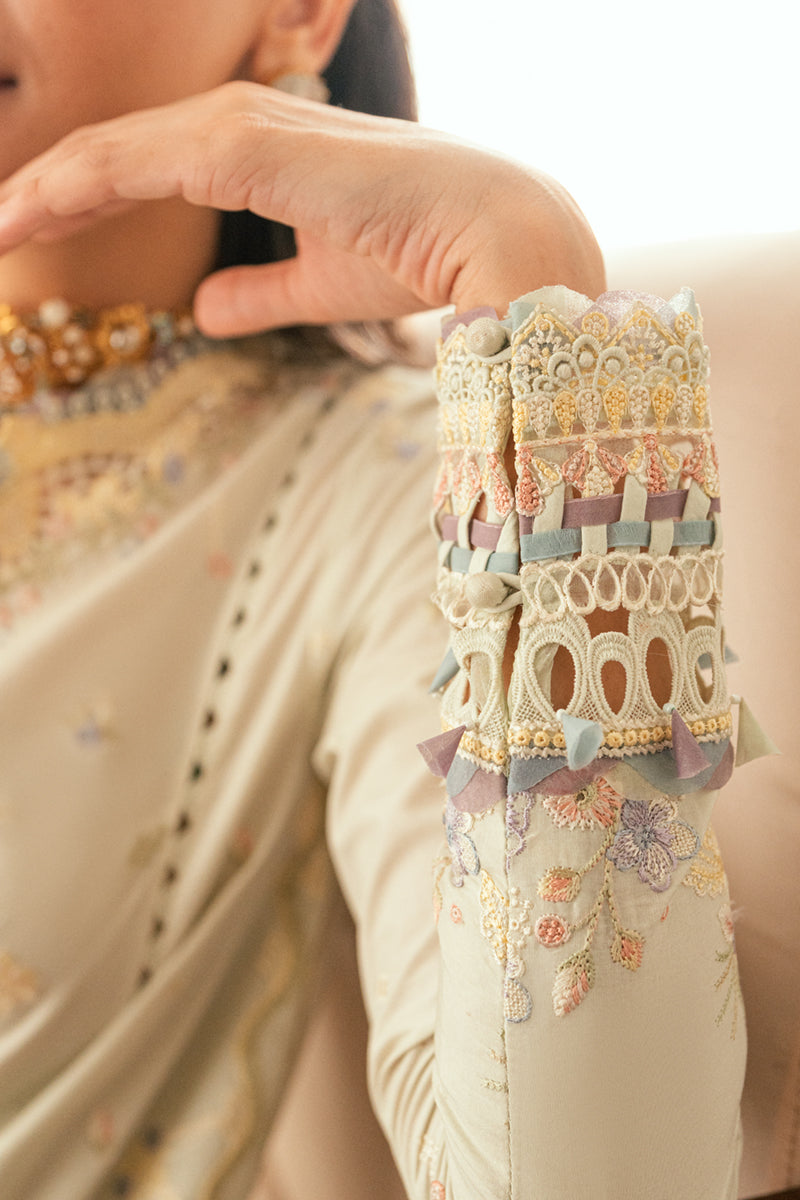 Qalamkar | Luxury Lawn Eid Edit | SB-08 Rimsha by Qalamkar - Designer Dress - Type: Ladies Clothes - Available at Libayah - 100% Original