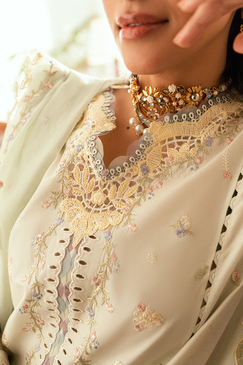 Qalamkar | Luxury Lawn Eid Edit | SB-08 Rimsha by Qalamkar - Designer Dress - Type: Ladies Clothes - Available at Libayah - 100% Original