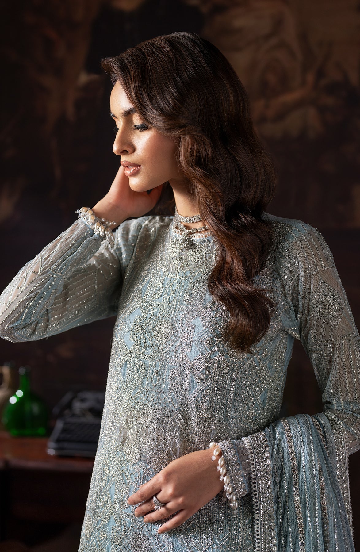 Zarif | Rouge Formals | ZRW 07 CYNTHIA by Zarif - Designer Dress - Type: Formal - Available at Libayah - 100% Original