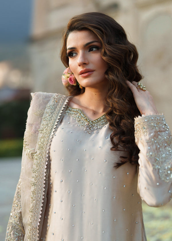 Afrozeh | Basic Pret 26 RTW | NACRE by Afrozeh - Designer Dress  - Type : Ladies Clothes - Available at Libayah - 100% Original 