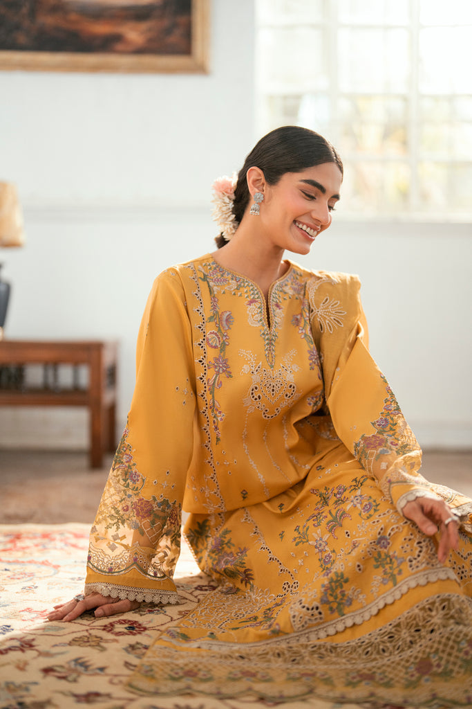 Florent | Eid Edits Luxury Lawn | FEE-6B by Florent - Designer Dress - Type: Ladies Clothes - Available at Libayah - 100% Original