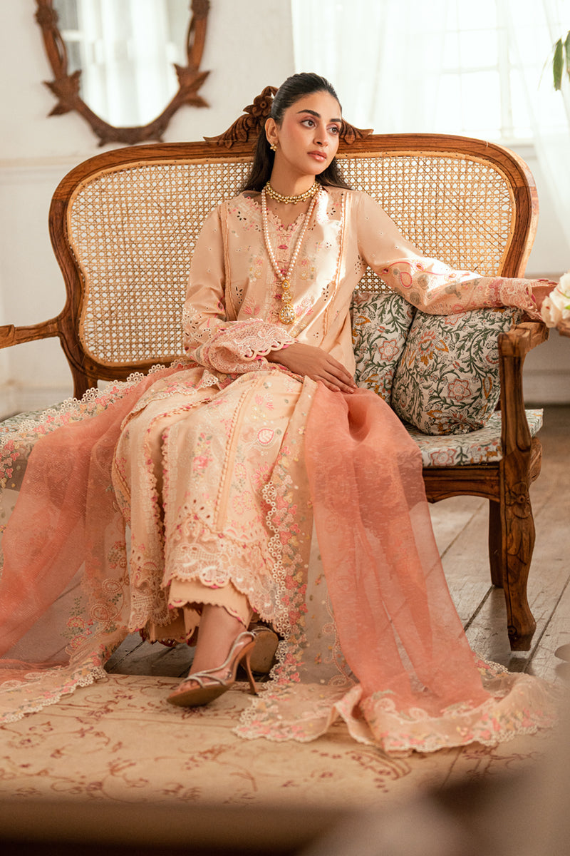 Qalamkar | Luxury Lawn Eid Edit | SB-07 Zoya by Qalamkar - Designer Dress - Type: Ladies Clothes - Available at Libayah - 100% Original