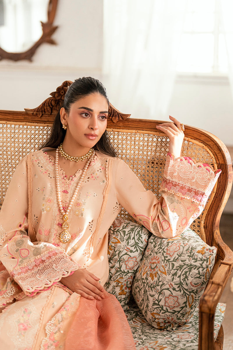 Qalamkar | Luxury Lawn Eid Edit | SB-07 Zoya by Qalamkar - Designer Dress - Type: Ladies Clothes - Available at Libayah - 100% Original