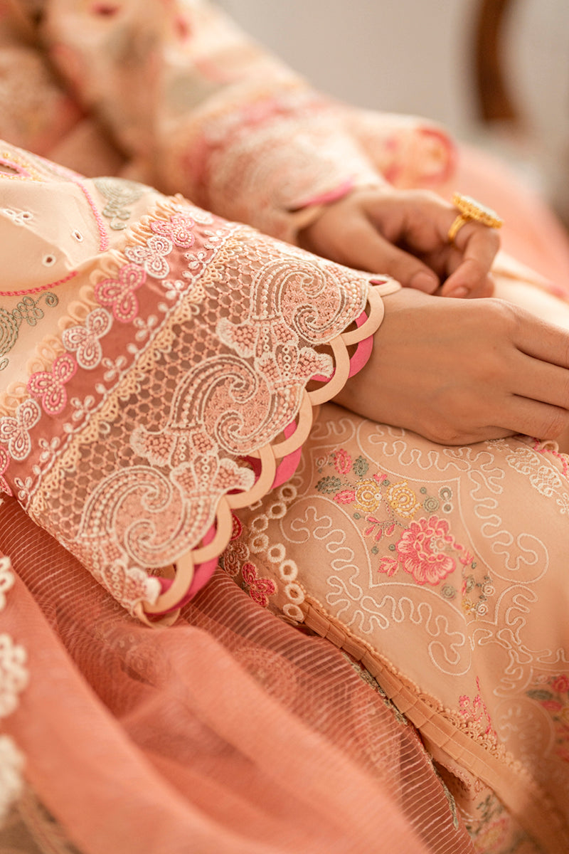 Qalamkar | Luxury Lawn Eid Edit | SB-07 Zoya by Qalamkar - Designer Dress - Type: Ladies Clothes - Available at Libayah - 100% Original