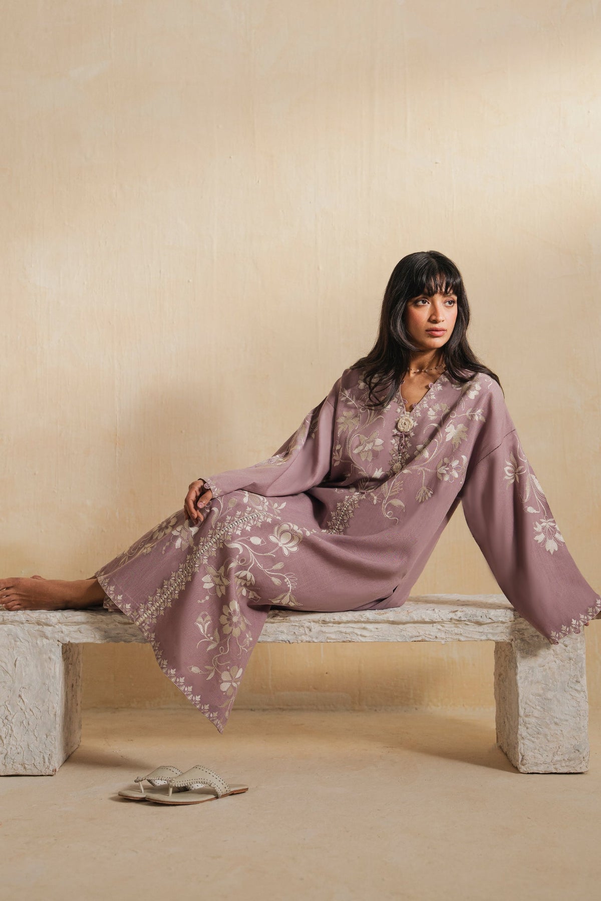 Elan | Indigene Pret | NOORE (ERW-21577) by Elan - Designer Dress  - Type : Ladies Clothes - Available at Libayah - 100% Original 