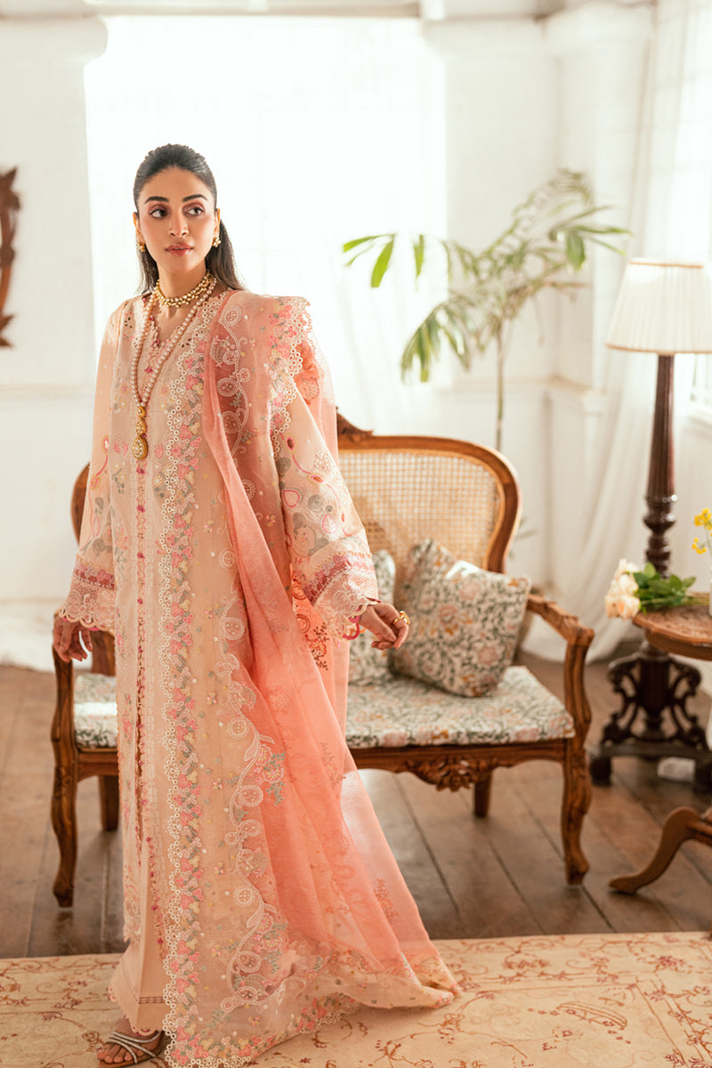 Qalamkar | Luxury Lawn Eid Edit | SB-07 Zoya by Qalamkar - Designer Dress - Type: Ladies Clothes - Available at Libayah - 100% Original