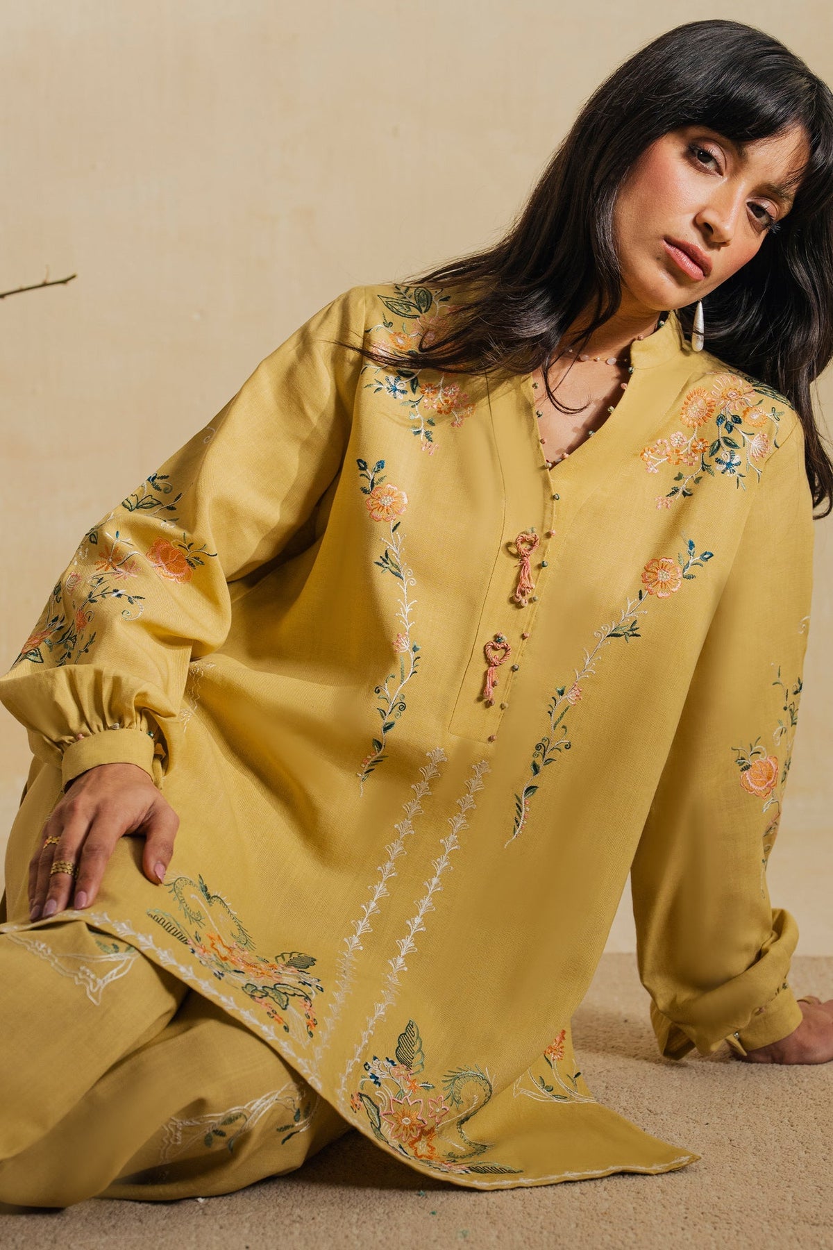 Elan | Indigene Pret |AYLA (ERW-21574) by Elan - Designer Dress  - Type : Ladies Clothes - Available at Libayah - 100% Original 