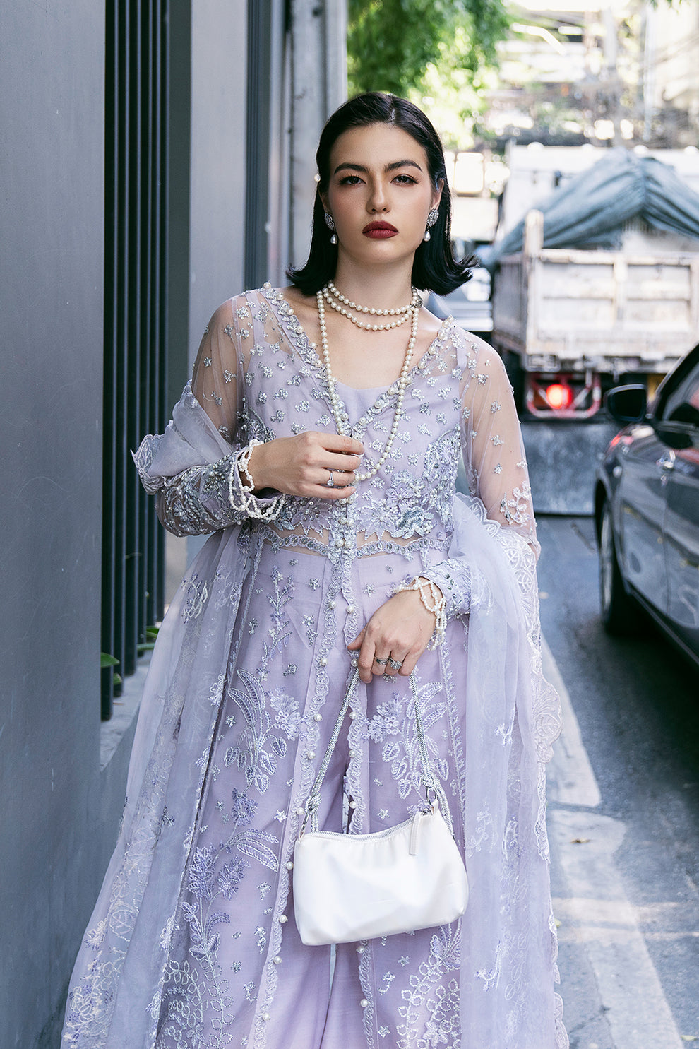 Saad Shaikh | Fleurie Vol 2 | Mariska by Saad Shaikh - Designer Dress - Type: Ladies Clothes - Available at Libayah - 100% Original