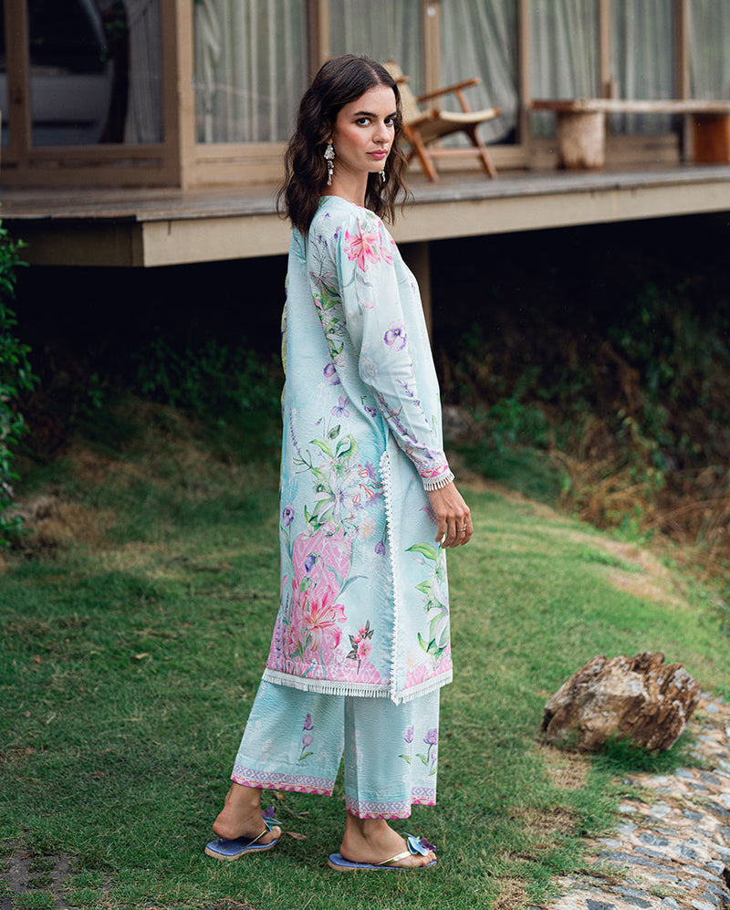 Roheenaz | Garden Veal Printed Lawn 25 | Twilight Fizz by Roheenaz - Designer Dress - Type: Ladies Clothes - Available at Libayah - 100% Original