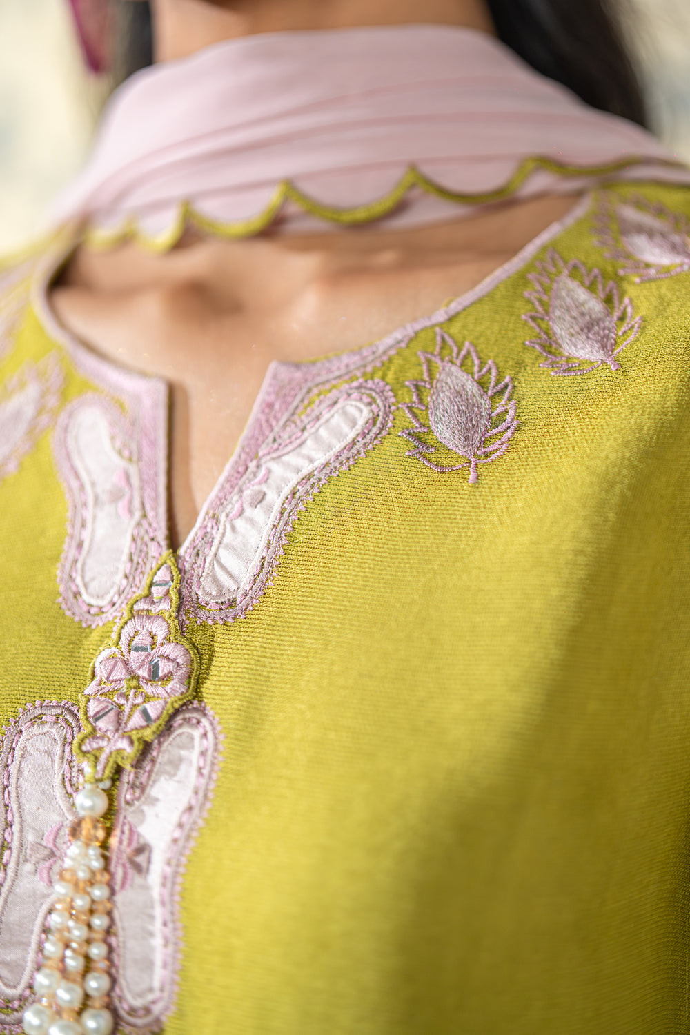 Wahaj M Khan | Lra Eid Collection 26 | Parrot Gharara Set by Wahaj M Khan - Designer Dress  - Type : Ladies Clothes - Available at Libayah - 100% Original 