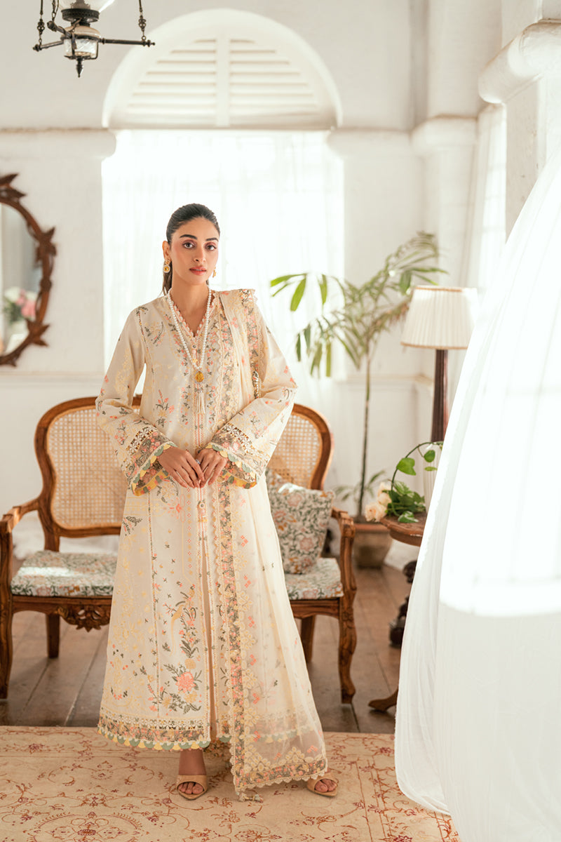Qalamkar | Luxury Lawn Eid Edit | SB-01 Rina by Qalamkar - Designer Dress - Type: Ladies Clothes - Available at Libayah - 100% Original
