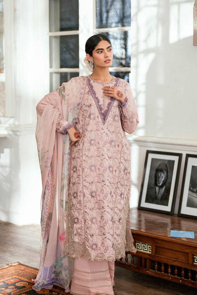 Florent | Eid Edits Luxury Lawn | FEE-3A by Florent - Designer Dress - Type: Ladies Clothes - Available at Libayah - 100% Original
