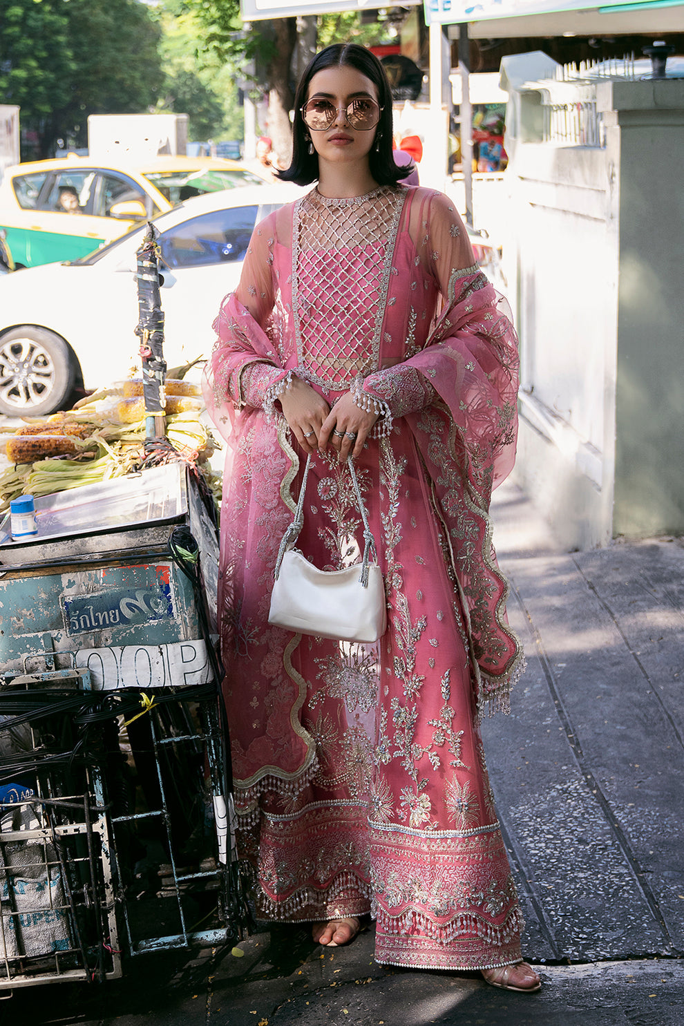 Saad Shaikh | Fleurie Vol 2 | Sandy by Saad Shaikh - Designer Dress - Type: Ladies Clothes - Available at Libayah - 100% Original