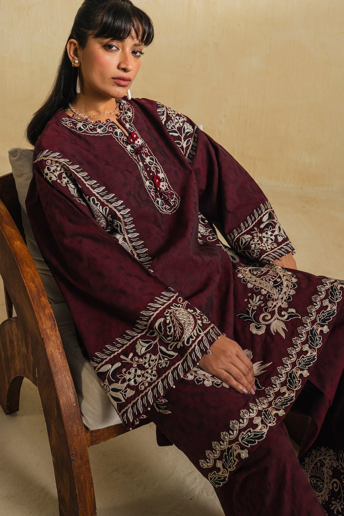 Elan | Indigene Pret |MARWA (ERW-21581) by Elan - Designer Dress  - Type : Ladies Clothes - Available at Libayah - 100% Original 