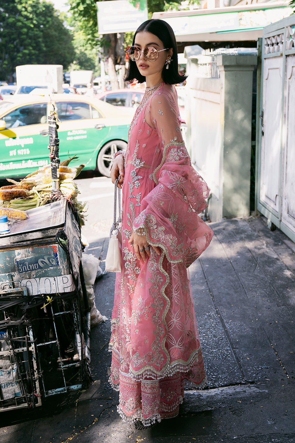 Saad Shaikh | Fleurie Vol 2 | Sandy by Saad Shaikh - Designer Dress - Type: Ladies Clothes - Available at Libayah - 100% Original