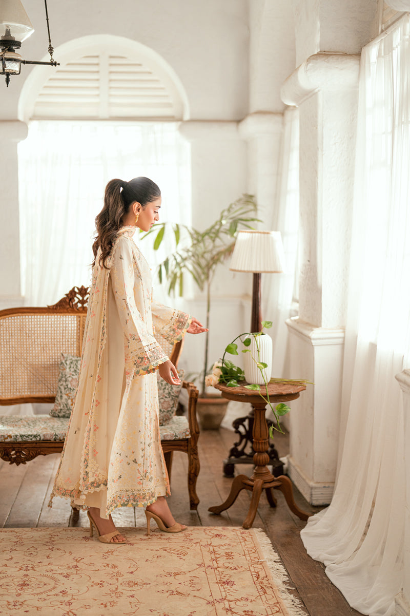 Qalamkar | Luxury Lawn Eid Edit | SB-01 Rina by Qalamkar - Designer Dress - Type: Ladies Clothes - Available at Libayah - 100% Original
