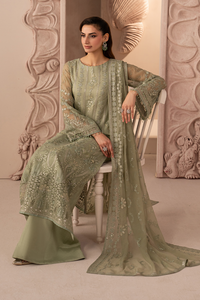 Lavish Premium | Izhare Muhabbat | Green Petal by Lavish Premium - Designer Dress  - Type : Ladies Clothes - Available at Libayah - 100% Original 