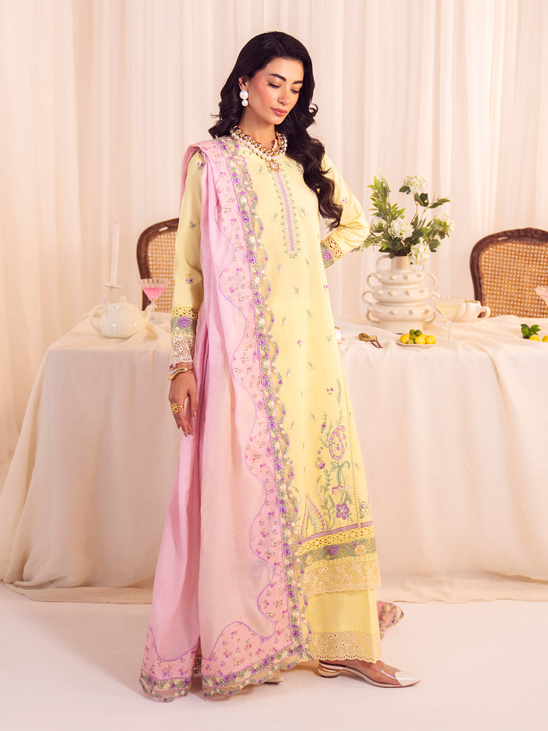 Faiza Faisal | Celine Eid 25 | CELIA by Faiza Faisal - Designer Dress - Type: Ladies Clothes - Available at Libayah - 100% Original