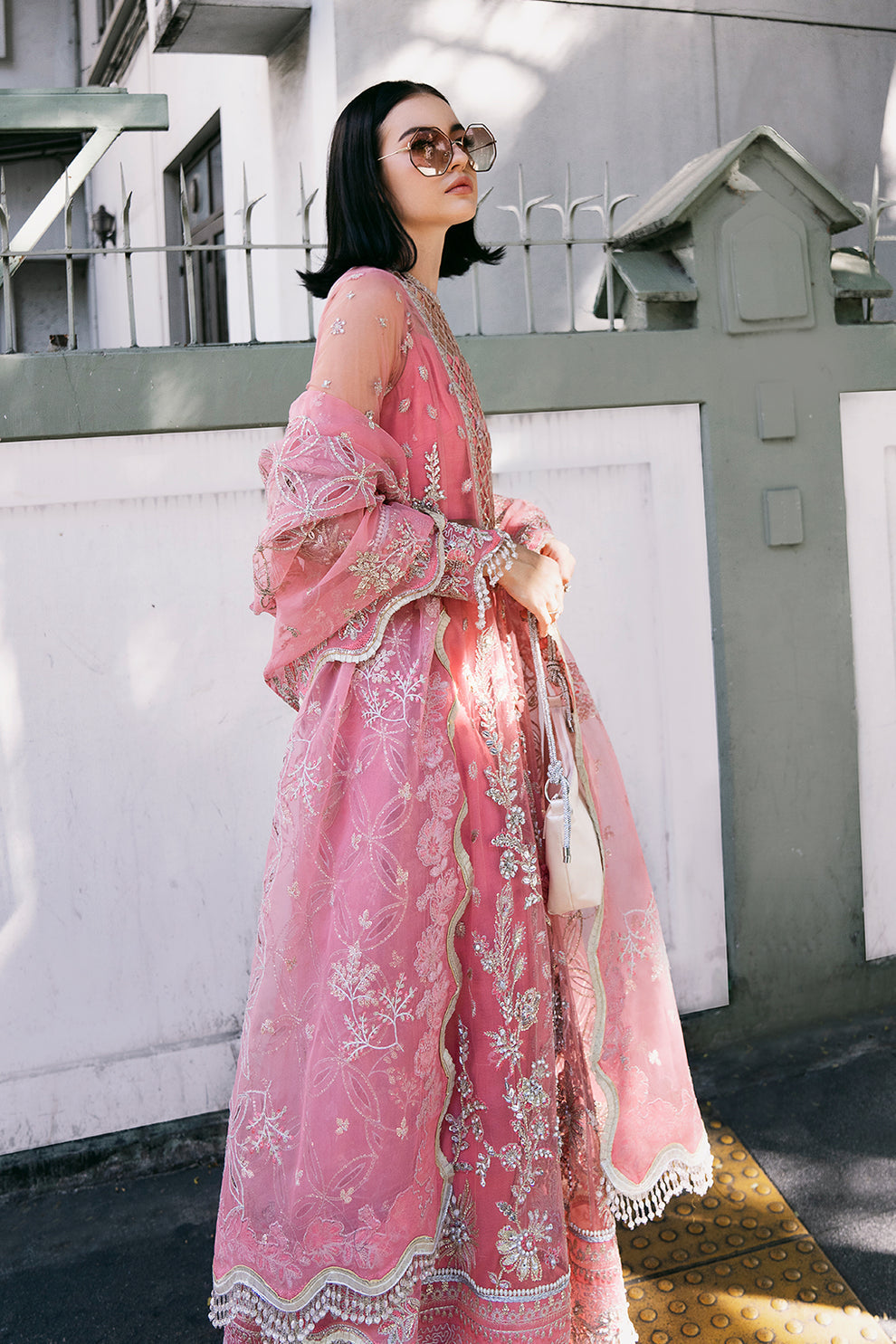 Saad Shaikh | Fleurie Vol 2 | Sandy by Saad Shaikh - Designer Dress - Type: Ladies Clothes - Available at Libayah - 100% Original