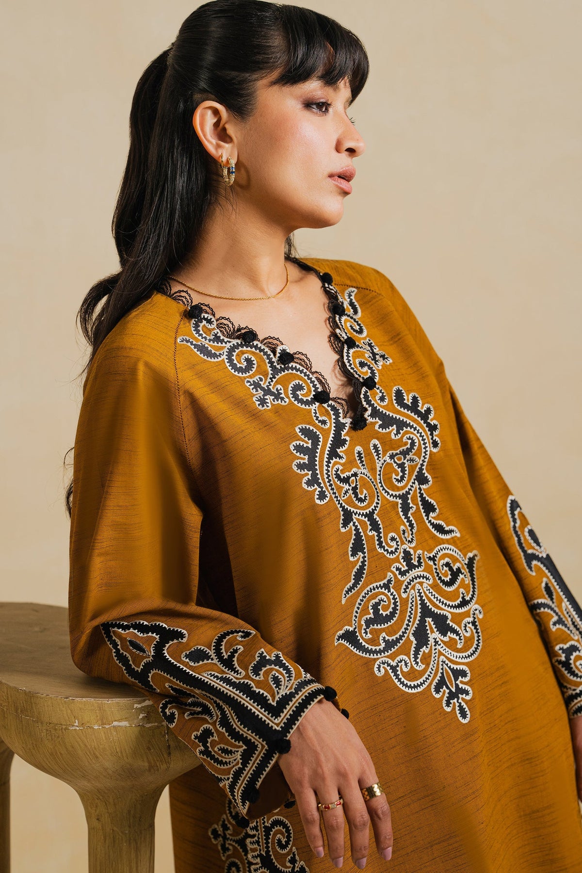 Elan | Indigene Pret |AARIZ (ERW-21580) by Elan - Designer Dress  - Type : Ladies Clothes - Available at Libayah - 100% Original 