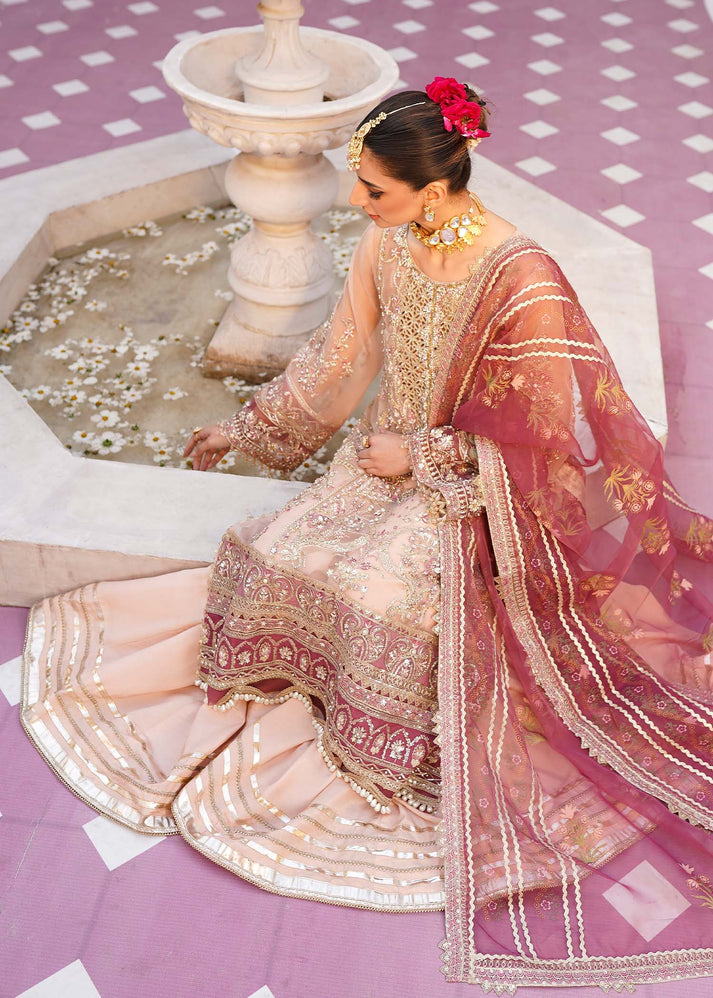 Mehak Yaqoob | Serene Wedding Formals | Cherry Blossom by Mehak Yaqoob - Designer Dress - Type: Bridal - Available at Libayah - 100% Original
