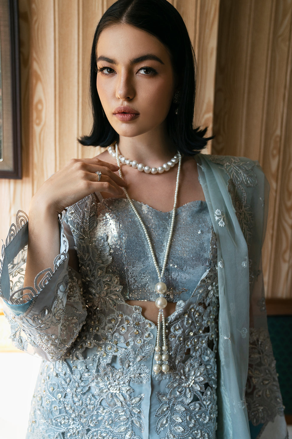 Saad Shaikh | Fleurie Vol 2 | Lyla by Saad Shaikh - Designer Dress - Type: Ladies Clothes - Available at Libayah - 100% Original