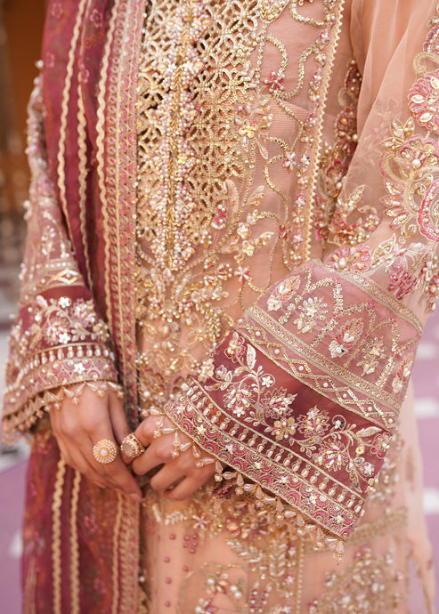 Mehak Yaqoob | Serene Wedding Formals | Cherry Blossom by Mehak Yaqoob - Designer Dress - Type: Bridal - Available at Libayah - 100% Original
