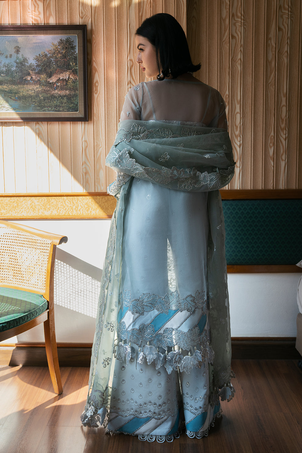 Saad Shaikh | Fleurie Vol 2 | Lyla by Saad Shaikh - Designer Dress - Type: Ladies Clothes - Available at Libayah - 100% Original