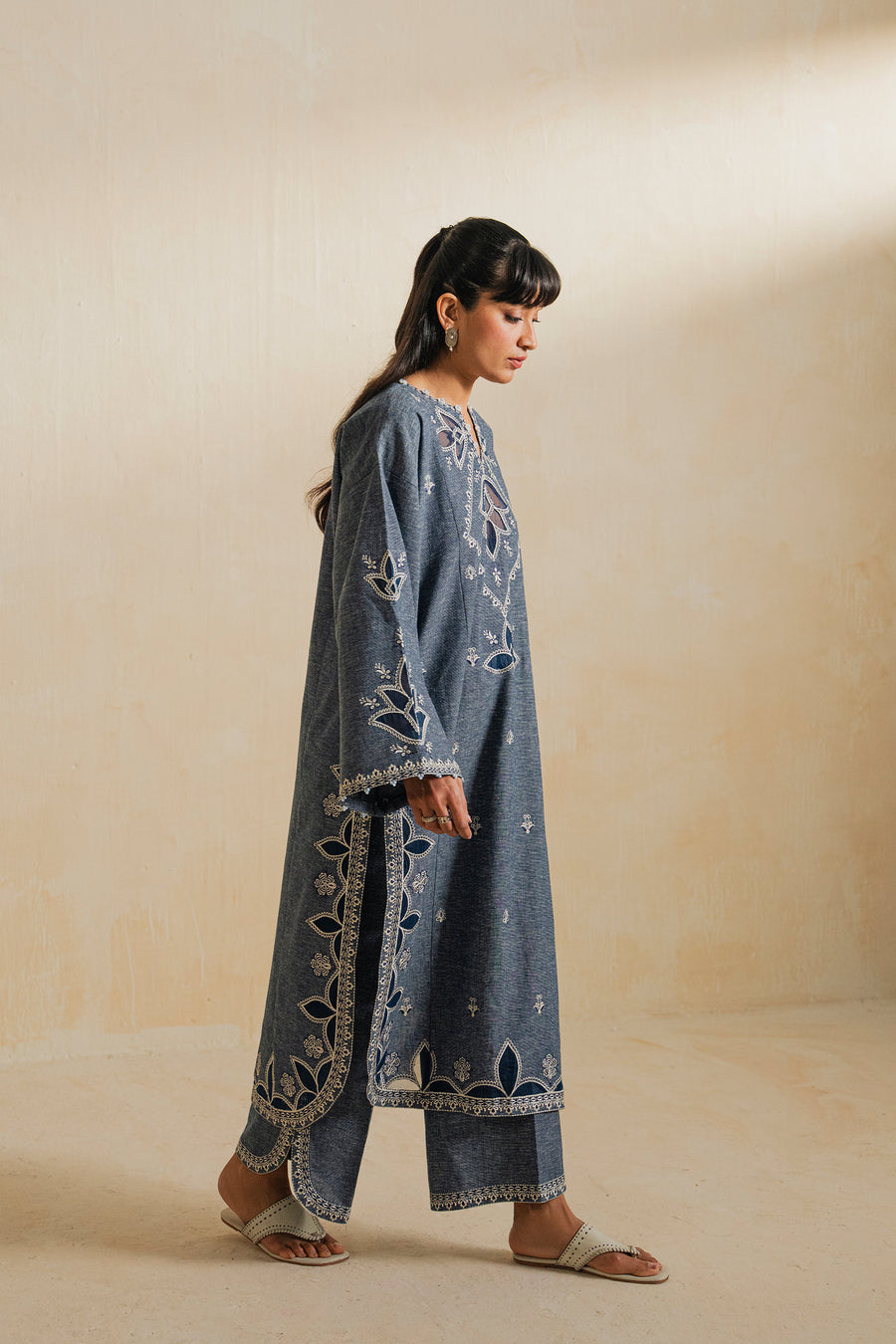 Elan | Indigene Pret | SAHAR (ERW-21579) by Elan - Designer Dress  - Type : Ladies Clothes - Available at Libayah - 100% Original 