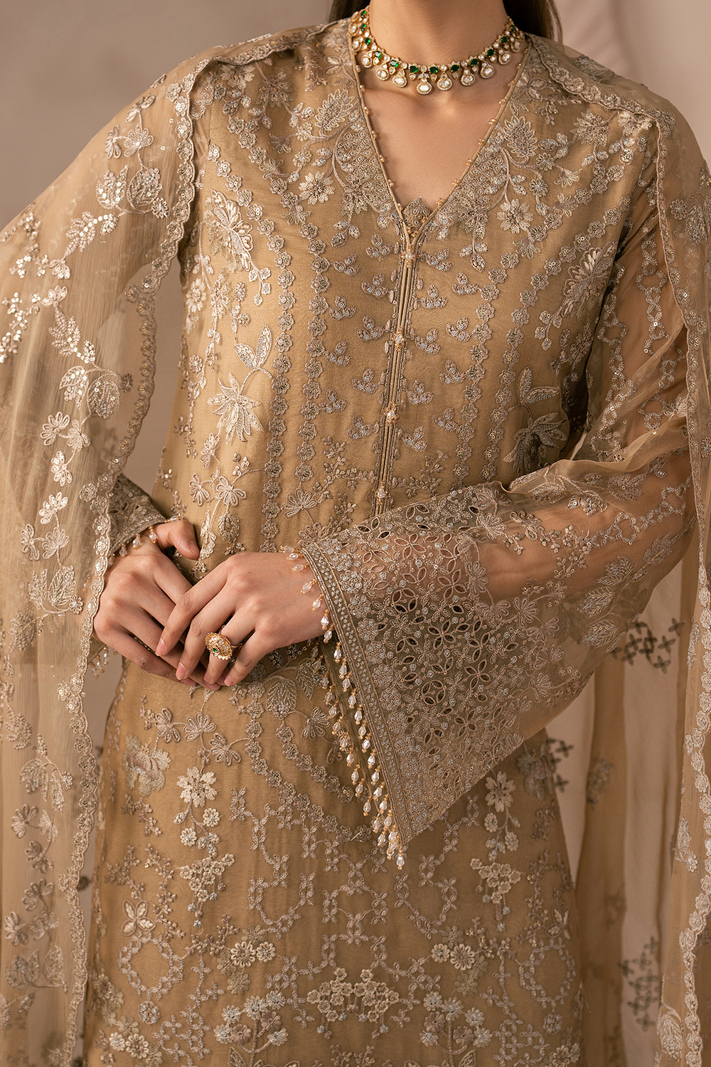 Lavish Premium | Izhare Muhabbat | Golden Charm by Lavish Premium - Designer Dress  - Type : Ladies Clothes - Available at Libayah - 100% Original 
